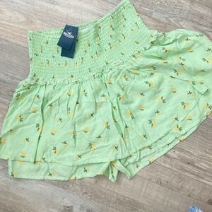 Hollister Green and Blue Smocked Skirts